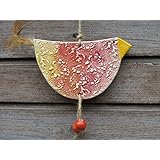 Keramik Huhn Vogel Gartendekoration