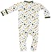 Organic Cotton Baby Clothes Long Sleeve Footie GOTS Certified (Dots, 3-6m)