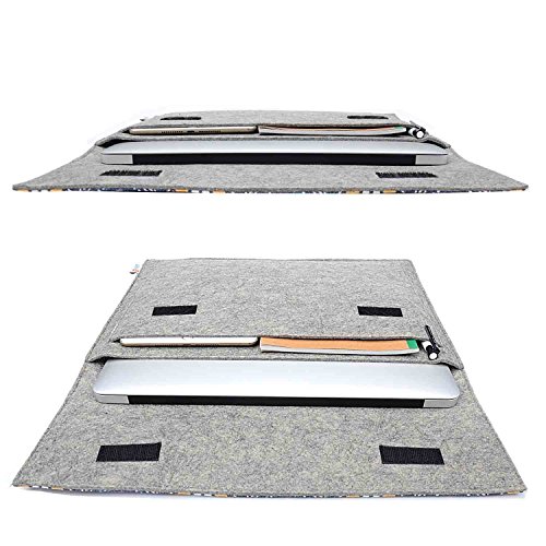 13,3 Zoll, Laptop Tasche, Notebook, 12,9 Zoll iPad Pro, MacBook, Schutzhülle, Laptophülle, Notebooktasche, Ultrabook, Filz, Hülle,Sleeve, 13 Zoll, Macbook Air/ Pro Retina - 7