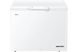 Haier HCE301E Congelatore Orizzontale a Pozzetto, 300 Litri, Temperatura Regolabile, Funzione Fast Freeze, Silenzioso, Libera Installazione, 111x62x84,5cm, Bianco
