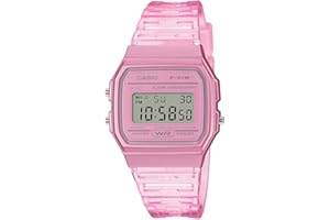 Casio Montre à Quartz Classique série F91W | Résistante à l'eau | Chronomètre 1/100 Seconde | Alarme Quotidienne | Signal horaire | Calendrier Automatique | Boîtier SS | Format 12/24 Heures
