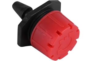 ZERODIS 8 Hole 1/4'' Adjustable Hose Garden Irrigation Micro Flow Dripper Drip Sprinklers Emitter Head Watering System(100pcs),Nozzle Sprinkler Dripper