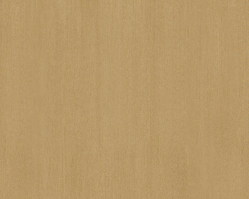 A.S. Création Tapete Bohemian, Unitapete, braun, gelb, metallic, 945785