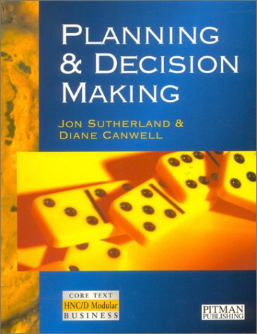 Planning and Decision Making HND Modular (HNC/D Modular)