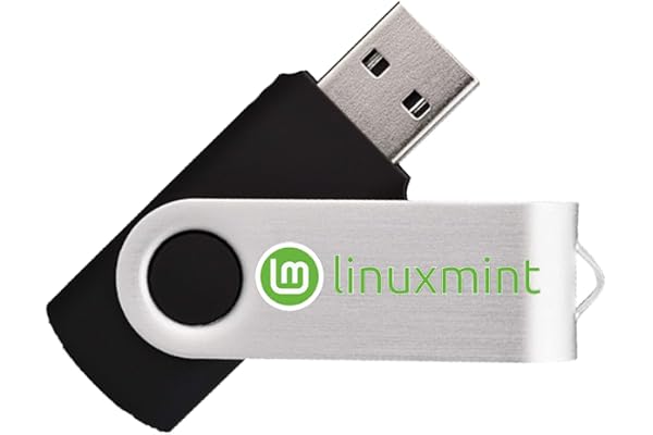 LINUX MINT 22.3 Memoria USB Arrancable Linux – 64 Bit – Instalación fácil sistema operativo en Español y modo LIVE