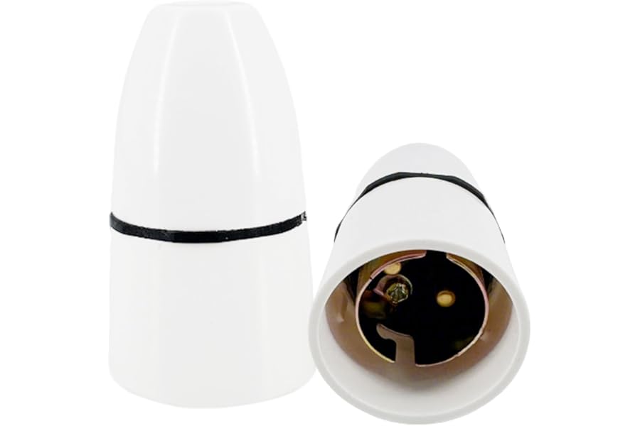 2 Pcs Ceiling Light Fitting Light Fittings Light Fitting Parts Ceiling Light Fittings uk Bayonet Light Fitting,for Accessory Lamp Holders For Chandeliers, Ceiling Lamps, Wall Lamps, Ceiling Lamps