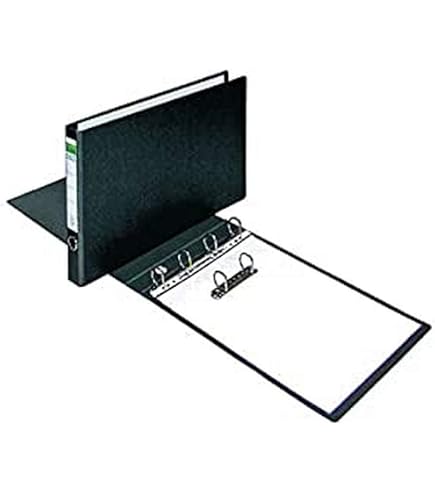 Raccoglitore Ad Anelli Eco-eco A3 &ndash; Copertina Trasparente 1000 Micron, Dorso 40 Mm, 4 Anelli D &ndash; 95% Materiali Riciclati, Riciclabile 100%