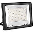 WholeFire LED Floodlight 100W Outdoor IP66 Waterproof Security Light, Upgrade 10000LM 6000K Daylight White Flood Light Wall Light, Perfect for Yard, Garden, Parking Lot, Streets, Stage