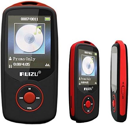 RUIZU Evodigitals Red 4GB Bluetooth Sports Lossless MP3 MP4 Player Music Video FM Tuner