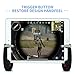 Produktbild Mobile Game Controller für iPad, 4U Tablet Game Trigger Feuerknopf Zieltaste Gamepad L1R1 Controller für PUBG/Knives Out, Unterstützung 4,5-12,9 Zoll Tablet & Smartphone (1 Paar)