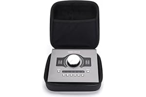 Analog Cases Glide Case pour Universal Audio Apollo Twin ou interfaces Audio comparables (étui de Transport en EVA/Nylon moulé Durable, avec poignée Robuste en Caoutchouc), Noir