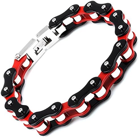 Bike Bracelet Heavy Stainless Steel Men's Bycicle Bike Chain Bracelet Motorcycle Man Jewelry