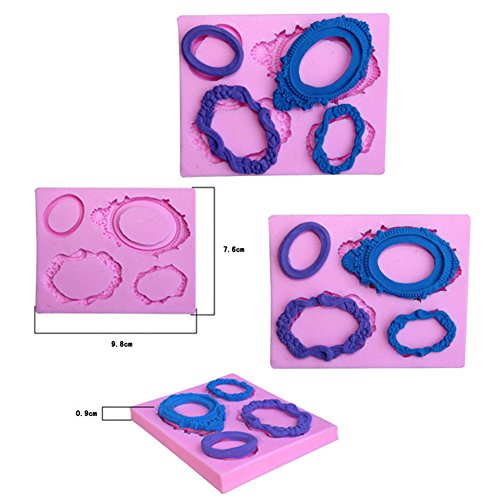 Blue Vessel Silikon-Feld-Schokoladen-Form-Kuchen der Sugarcraft DIY Backen-Form NEU - 7