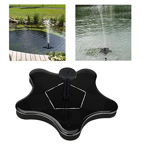 Preisvergleich Produktbild Slinlu Solarwasserpumpe, Garten Solarbrunnen Solarbetriebene Wasserpumpe für Vogelbäder oder Teiche