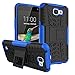Produktbild Dooki, LG K4 Hülle, Zerklüftet Kippständer Zäh Hohe Schlag Schwerlast Stoßfest Fallschutz Hybrid 2 in 1 Dual Schicht Hart Silikon Gummi Schützend Tasche Schutzhülle für LG K4