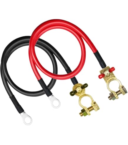 Cavo Batteria 75 Cm 25 Mm² - In Rame Con Terminali A Anello M8, Per Auto, Barche E Impianti Solari - Foto 10