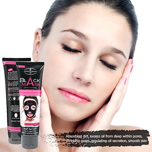 Mitesser Entferner Maske – (100 g)Vena Beauty Mitesser Entfernungs-Maske, Akne Maske, Reinigungs-Maske, Gesichtsmaske schwarz - 4
