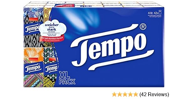 Tempo Taschentucher Xl Extra Stark Soft 42 Packungen A 10 Tucher 420 Tucher Amazon De Burobedarf Schreibwaren