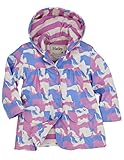 Hatley Girl's Puzzle Piece Horses Raincoat