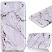 Produktbild GrandEver iPhone 6/iPhone 6S(4.7 Zoll) Weiche Silikon Hülle Grau Stein Marble Malerei Schlank TPU Bumper HandyTasche Flexible Schutzhülle Zurück Marmor Linien Soft Back Cover Hülse Telefonkasten Protective Gummi Dünn Abdeckung