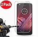 Price comparison product image 2 Pack - Motorola Moto Z2 Play Tempered Glass, FoneExpert® Tempered Glass Crystal Clear LCD Screen Protector Guard & Polishing Cloth For Motorola Moto Z2 Play
