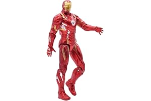 OBLRXM Iron-Man Figure, Anime Action Figure, A-vengers Titan Hero Series Collectible, Iron-Man Figurine d'action, Modèle Statue Jouets Desktop, Inspiré par la Iron-Man Movie, Age 4+