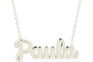 Only faith Collar para mujer con nombre personalizado Acero inoxidable Cadena colgante joya personalizada especial para amigas, novios