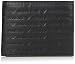 Produktbild Armani Jeans Herren Geldbrse Portemonnaie Echtleder Geldbeutel Trifold Schwarz