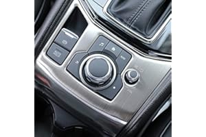 YUZHONGTIAN Edelstahlabdeckung für elektronische Handbremse, matt, Rahmenabdeckung, Autozubehör, MZX5, 1 Teil