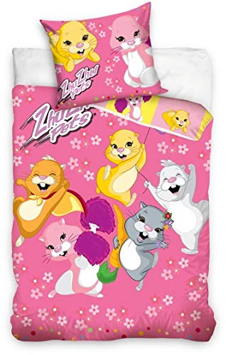 Preisvergleich Produktbild 2 tlg Kinderbettwäsche 100x135 40x60 Disney 299 Zhu Zhu Pets