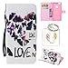 Produktbild für Huawei P10 Lite PU Silikon Schutzhülle Handyhülle Painted pc case cover hülle Handy-Fall-Haut Shell Abdeckungen für Smartphone Huawei P10 Lite + Schlüsselanhänger (/B) (2) (5)