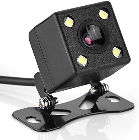 LED Backup Camera Car Rear View Camera Waterproof High Definition Wide Angle Reverse Parking Camera Universal Mount(with guide line)