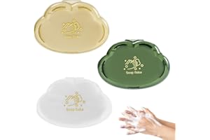 IUDWCG 3 Pcs Modelo Nube Hojas de Jabón con Estuche,Hojas de Jabón de Viaje,150 Hojas de Jabón Desechables,Envase Portátil para Lavarse las Manos de Viaje de Bolsillo,Jabón de Papel de Viaje Portátil
