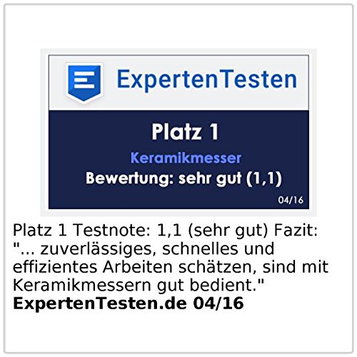 Rosenstein & Söhne schwarzes Keramikmesser Komplettset 5-teilig - 6