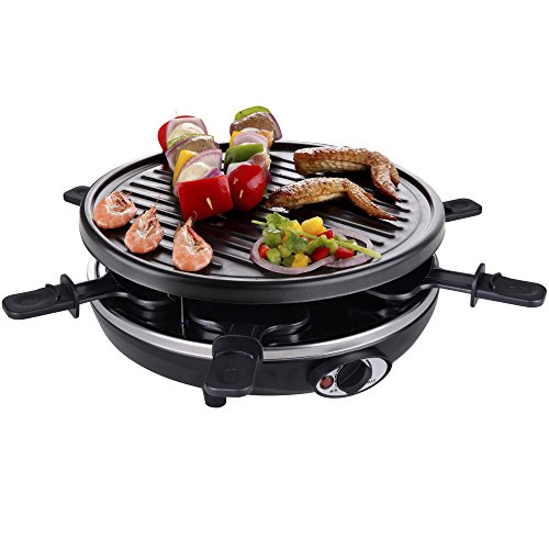Syntrox Germany Basel 4 in 1 Raclette Crepemaker Grill Pancakemaker für 6 Personen - 2