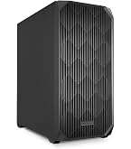 Sharkoon AK2 Black - Case ATX Discreto Con 2 Ventole 120mm Preinstallate, Supporto BTF, USB-C, Fino A 11 Ventole - 2