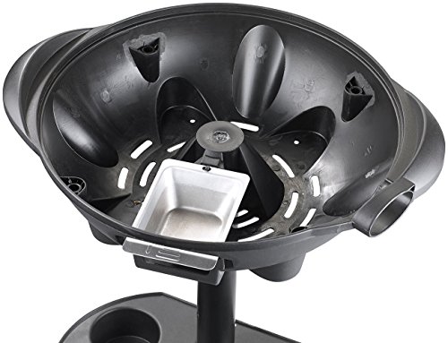 Rosenstein & Söhne 5in1-Elektro-Kugelgrill mit Temperaturregler und Zubehör, 1.500 W - 9