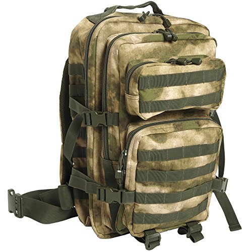 Mil-Tec US Assault Pack / Rucksack Approx. 36 Litre Military / Outdoor / School A-TACS FG Size:L