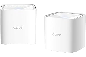 ‎D-LINK D-Link COVR-1102 AC1200 Dualband Whole Home Mesh Wi-Fi System (2er-Set, lückenlose Empfangsabdeckung Ihres Zuhauses mit schnellem und stabilem WLAN, Gast-WLAN, Jugendschutz-Funktion) weiß