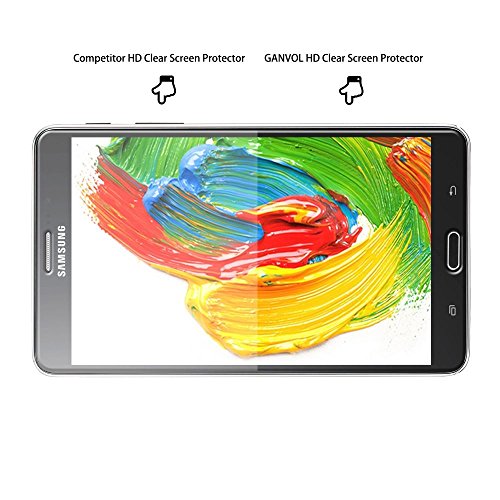 Ganvol Panzerglasfolie Samsung Galaxy Tab 4 7.0 Zoll SM-T230 T231 T235 Panzerglas Panzerfolie Echtglasfolie - 8