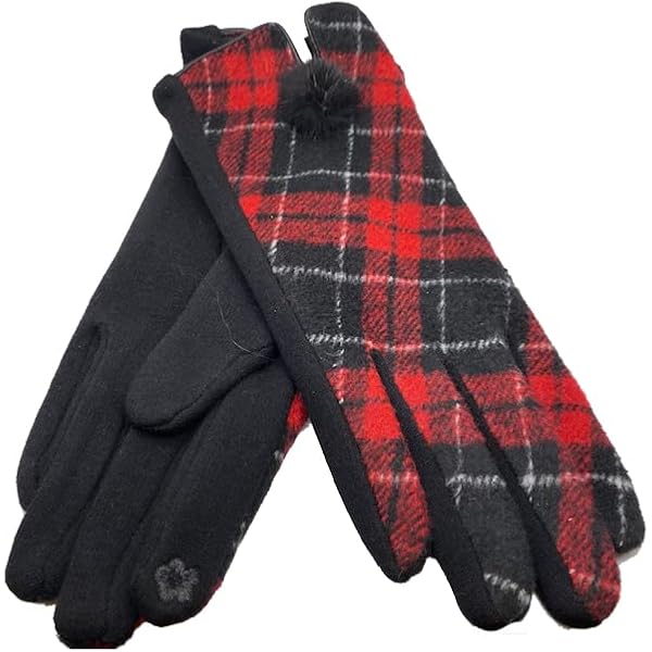 Gants Pour Cyclisme Et Voyage HengNing Gants écossais Traditionnels Pour écran Tactile Gants écossais Tactiles 20% Laine 80% Polyester Chauds