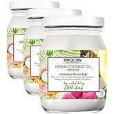 PROCSIN Hindistan Cevizi Yağı 190 ML 1 Paket (1 x 1 Adet) (3 paketi)