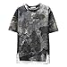 Produktbild Mode Vintage Camouflage Print T-Shirt Herren Sommer Casual Sportshirt Lose Tops Basic Rundhals Laufshirt atmungsaktives Baumwolle Oberteil Trend Tee 2019 Hanomes