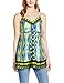 Price comparison product image Joe Browns Women's Tribal Camisole Tie-Dye Sleeveless Blouse, Multicoloured (Green/Blue), Size 10