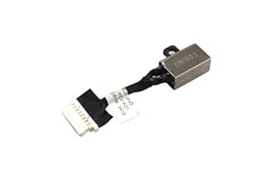 Gintai DC In Power Jack DC Dock DC Jack DC Port Socket Charging Port Cable for Dell Ins-piron 14 5481 5482 5485 5491 15 5582 5591 P93G P93G001 P93G002 WJXD9 0WJXD9 CN-0WJXD9 450.0F903.0011