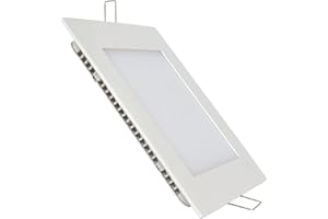 LED ATOMANT Pannello LED Downlight da Incasso Quadrato 225mm, 20W, Colore Bianco Neutro (4500K), 1800 Lumen, Driver incluso