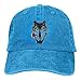 Produktbild Presock Wolf Gnawing A Rose Denim Hat Adjustable Female Snapback Baseball Caps