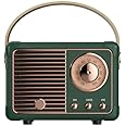 KOWVOWZ Retro Bluetooth Speaker, Vintage Wireless Speaker, Portable Cute Old Fashion Style Vintage Decor for Kitchen Desk Bedrooms Office Party