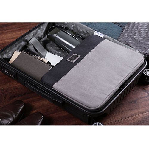 CAISON 14 zoll Wildleder Klassisch Komfort Laptop Hülse Notebook Schutzhülle Tasche für 14″ Notebook Computers / 13.5″ Microsoft Surface Book / 13.3″ Dell Alienware 13 - 7