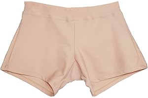 DTONE Girls Shorts for Dance Gymnastics Leotards Athletic Shorts Sparkle Glitter Shiny Sports Fitness Hot Pants …